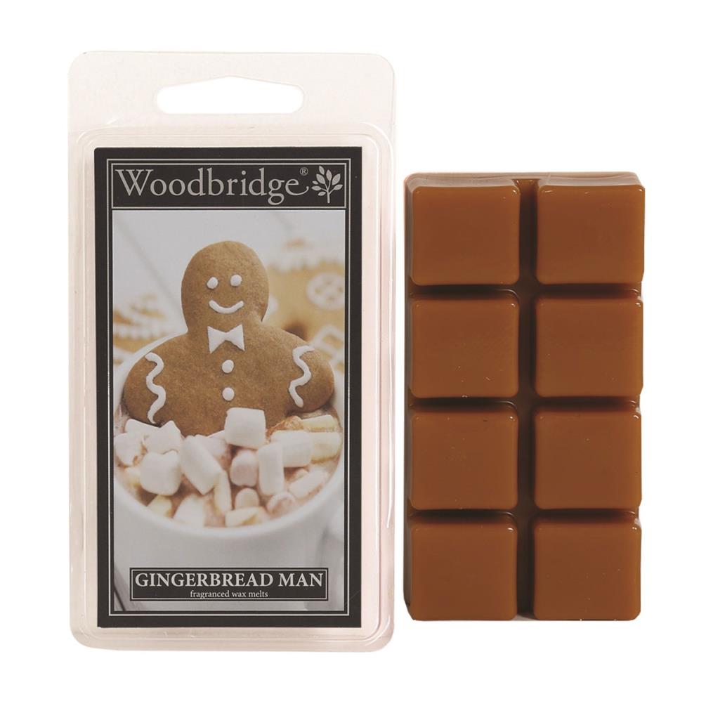 Woodbridge Gingerbread Man Wax Melts (Pack of 8) £3.05